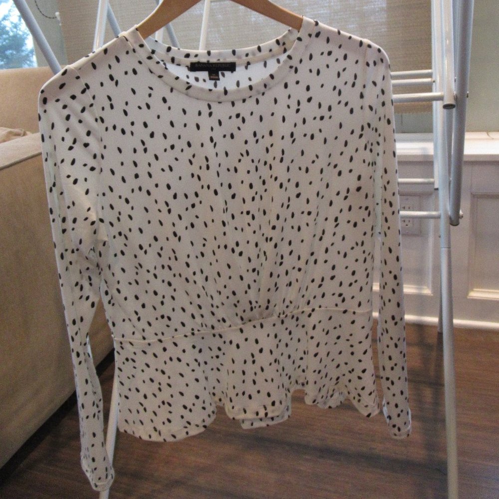 Animal Print Long-Sleeve Top